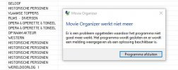 Movie organizer - schermpje werkt niet meer.jpg