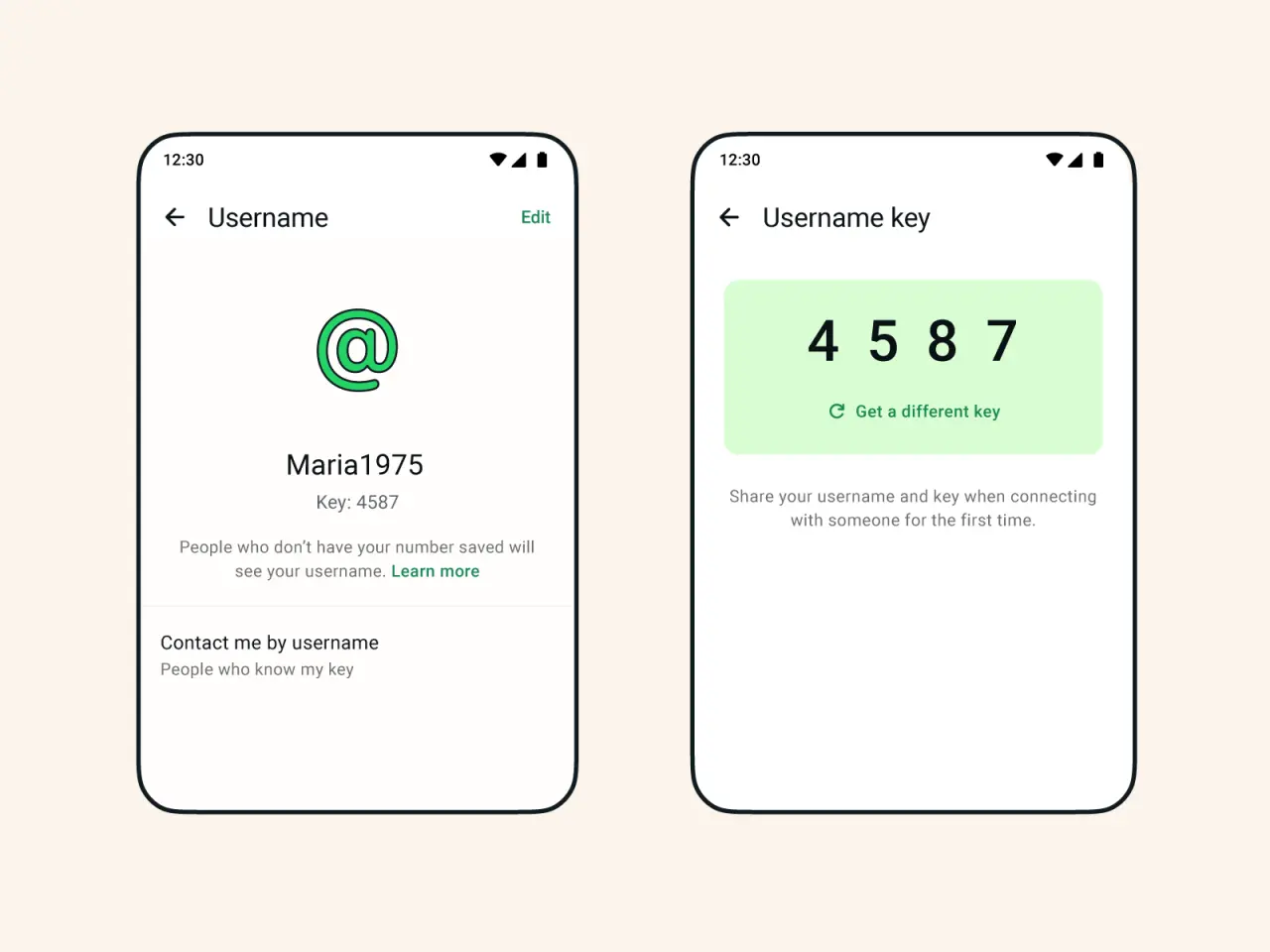 WhatsApp gebruikersnaam sleutel WhatsApp gebruikersnaam sleutel